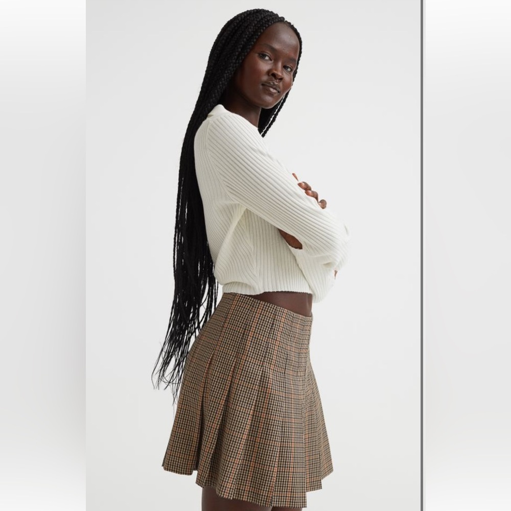 H&M Collared Rib-knit Top - Picture 4 of 11